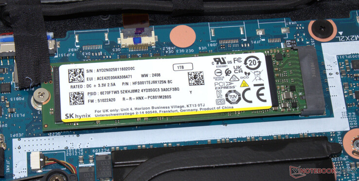 Dysk SSD PCIe 4 służy jako dysk systemowy.