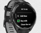 Aplikacja Garmin ComingUp może być używana do zarządzania listami rzeczy do zrobienia na smartwatchu. (Źródło obrazu: Garmin)