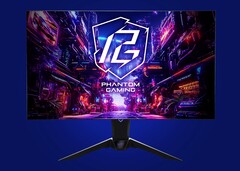 Najnowszy gamingowy monitor OLED od ASRock może pochwalić się zintegrowanymi antenami Wi-Fi. (Zdjęcie: ASRock)