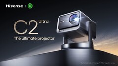 Projektor laserowy Hisense C2 Ultra 4K. (Źródło obrazu: PR Newswire)