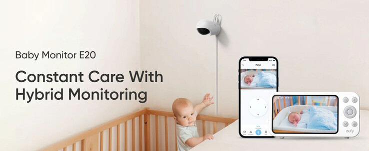 Elektroniczna niania Eufy Baby Monitor E20. (Źródło obrazu: Eufy)