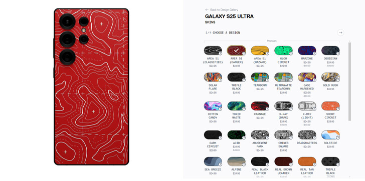 Galaxy Skórki S25 Ultra Dbrand (źródło obrazu: Dbrand)