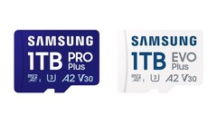 Karty microSD Samsung PRO Plus i EVO Plus są teraz dostępne w pojemności 1 TB. (Źródło zdjęcia: Samsung)