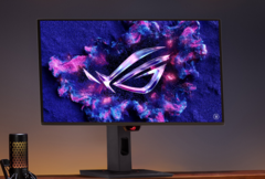 Asus ROG Strix OLED XG27UCDMG (na zdjęciu) jest wyposażony w panel QD-OLED wyprodukowany przez firmę Samsung. (Źródło zdjęcia: Asus)