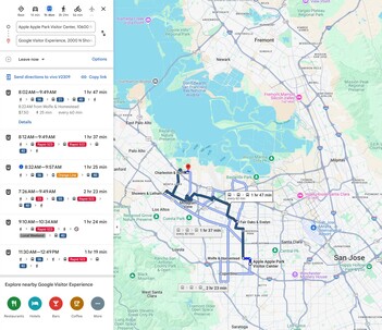 Zajmuje to co najmniej 90 minut transportem publicznym i trochę pracy.