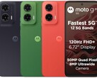 Moto G35 5G jest dostępny w kolorach Leaf Green, Midnight Black i Guava Red (źródło zdjęcia: Motorola)