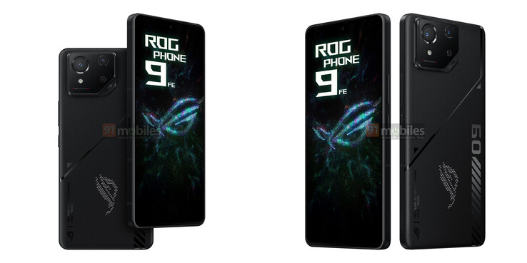 Wyciekły rendery ROG Phone 9 FE (źródło obrazu: 91mobiles)