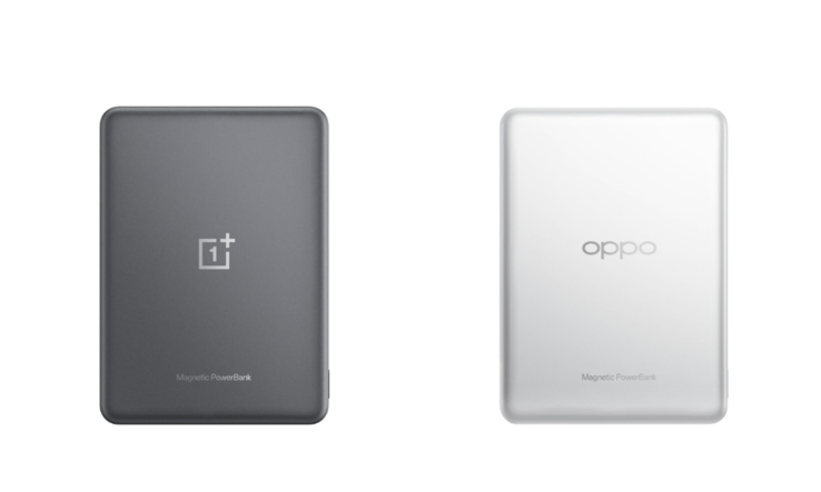 OnePlus Magnetic Power Bank 5000mAh (po lewej) i Oppo Magnetic Power Bank 5000mAh (po prawej). (Źródło zdjęcia: Oppo Shop)