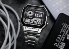 Casio AE-1200WHD-1AV, który jest tylko 13 dolarów droższy od podstawowego AE-1200WH-1A dzięki metalowym elementom. (Źródło zdjęcia: MTR Watches)