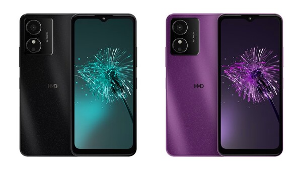 HMD Aura jest dostępny w kolorach Shadow Black i Electric Purple (źródło zdjęcia: HMD)