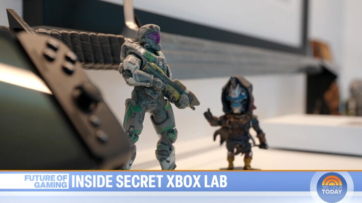 Konsola Xbox pokazana w laboratorium Xbox podczas wywiadu dla NBC Today (źródło obrazu: zrzut ekranu, NBC Today)