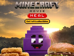 McDonald&#039;s rozdaje jeden z sześciu cyfrowych przedmiotów kolekcjonerskich Minecraft przy zakupie posiłku Minecraft Movie Meal. (Źródło zdjęcia: McDonald&#039;s)