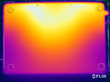 Test naprężeń temperatury powierzchni (dół)