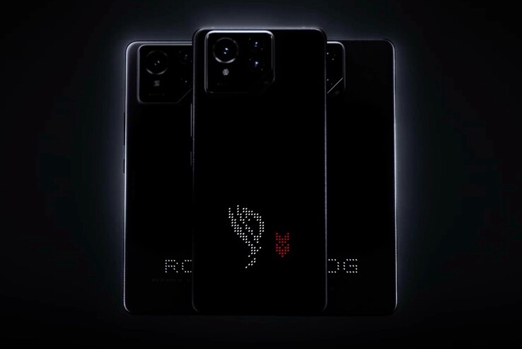 ROG Phone 9 ma dodatkowy wyświetlacz mini LED z tyłu. (Źródło obrazu: Asus)