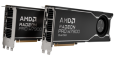 AMD Radeon Pro W7900 jest teraz dostępny w wariancie dwuslotowym w obniżonej sugerowanej cenie detalicznej. (Źródło obrazu: AMD)