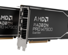 AMD Radeon Pro W7900 jest teraz dostępny w wariancie dwuslotowym w obniżonej sugerowanej cenie detalicznej. (Źródło obrazu: AMD)