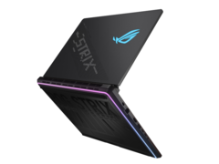 Asus ROG Strix Scar 16 posiada obudowę z oświetleniem AniMe Matrix Vision i Aura Sync RGB. (Źródło obrazu: Asus)