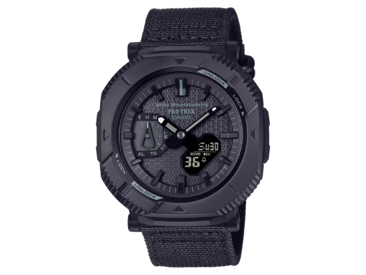 Casio Pro Trek x White Mountaineering PRJ-B001WM-1 jest już dostępny w Europie. (Źródło zdjęcia: Casio)