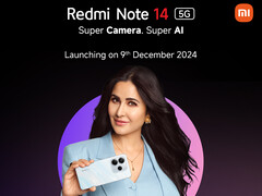 Model Redmi Note 14 5G doczeka się jednak bezpośredniej globalnej premiery. (Źródło zdjęcia: Xiaomi)