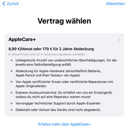 AppleCare+ jest dostępny jako opcja.