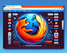 Interfejs Mozilla Firefox (Źródło obrazu: Wygenerowano przy użyciu DALL-E 3)