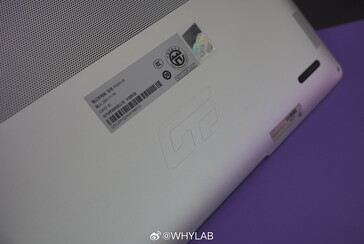 Logo GT na dolnej płycie (źródło obrazu: WHYLAB na Weibo)