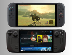 Nintendo Switch 2 nad Steam Deck (źródło zdjęcia: Nintendo of America, Valve z edycją)