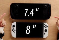 Switch 2 może wyglądać jak powiększony Switch OLED, tylko bez wyświetlacza OLED. (Źródło zdjęcia: XNZ)