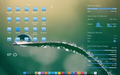 Pulpit Bluestar Linux 6.11.3 (Źródło obrazu: Bluestar Linux na SourceForge)