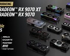 Karta graficzna AMD Radeon RX 9070 XT została poddana testom porównawczym w Internecie (źródło obrazu: AMD)