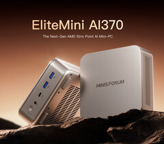 EliteMini AI370 będzie o kilkaset dolarów droższy od poprzednich mini-PC EliteMini. (Źródło obrazu: MINISFORUM)