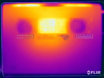 Test naprężeń temperatury powierzchni (spód)