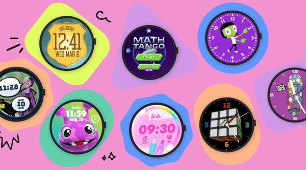 Galaxy Watch for Kids oferuje zabawne tarcze zegarków dla dzieci (źródło obrazu: Google)