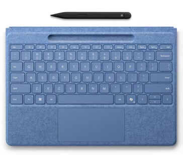 Klawiatura Surface Pro Flex za 450 USD nie jest dostarczana z opcjonalnym piórem Surface Slim Pen 2. (Źródło: Microsoft)