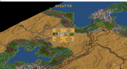 OpenTTD to open-source'owy remake gry Transport Tycoon Deluxe. (Źródło obrazu: OpenTTD)