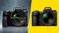 Nikon Z6 III ma nieco inny język projektowania w porównaniu z obecną generacją pełnoklatkowych aparatów hybrydowych Nikon. (Źródło zdjęcia: Nikon / Nikon Rumors - edytowane)