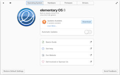 Aktualizacje systemu są przenoszone do Ustawień systemowych w elementary OS 8 (Źródło obrazu: elementary Blog)