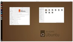 Jubileuszowy motyw pulpitu Ubuntu 24.10 &quot;Oracular Oriole&quot; (źródło obrazu: Ubuntu)