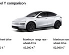 Model Y Juniper z napędem RWD o dużym zasięgu ma zasięg 386 mil (źródło zdjęcia: Tesla)