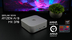 AMD Ryzen AI 9 HX 370 wewnątrz mini PC Beelink SER9 osiąga dobre wyniki w testach porównawczych (źródło obrazu: ETA Prime)