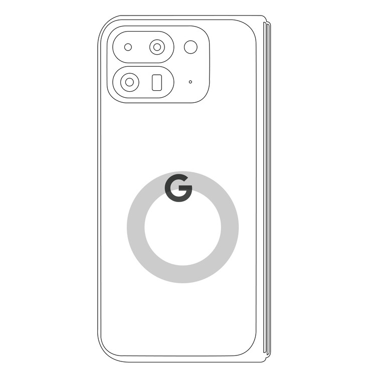 Konstrukcja cewki ładowania bezprzewodowego Google poza środkiem może sprawić, że Pixel 9 Pro Fold będzie trudny do bezprzewodowego ładowania na dowolnej pionowej ładowarce bezprzewodowej. (Źródło zdjęcia: Google)