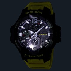 Casio G-Shock Gravitymaster GRB300RY-1A9 ma podwójny wyświetlacz czasu i ładowanie słoneczne. (Źródło zdjęcia: Casio)