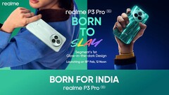 Realme P3 Pro ma świecący w ciemności design. (Źródło zdjęcia: Realme)