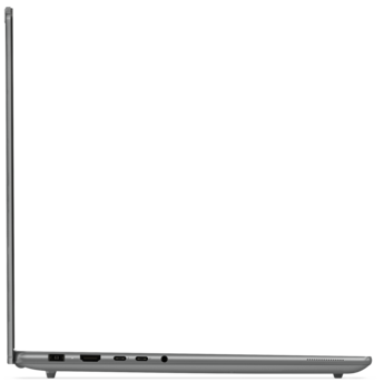 Lenovo Yoga Pro 9i Aura: porty, po lewej. (Źródło obrazu: Lenovo)