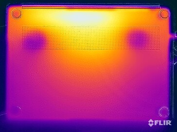 Test naprężeń temperatury powierzchni (dół)