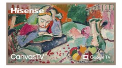 Hisense S7N CanvasTV wyświetla grafikę tylko wtedy, gdy wyczuje kogoś w pokoju. (Źródło obrazu: Hisense)