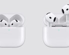 Słuchawki Apple AirPods 5 z aktywną redukcją szumów są dostępne w dwóch wersjach: z regulacją głośności na trzonku oraz bez niej.