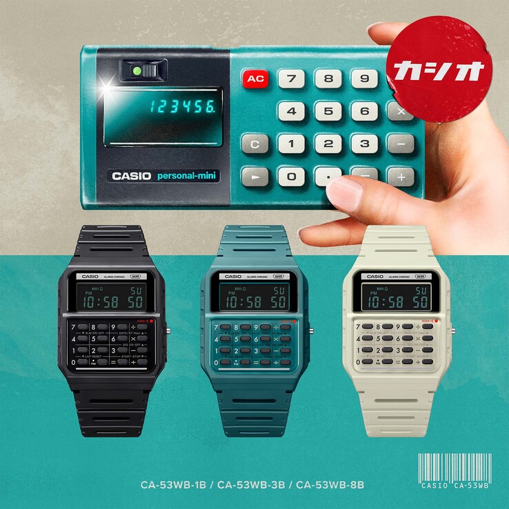 Od lewej do prawej: CA53WB-1B, CA53WB-3B i CA53WB-8B. (Źródło zdjęcia: Casio)