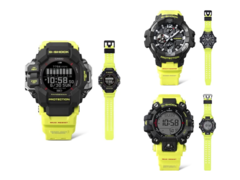 Wyciekły zegarki Casio G-Shock Rescue Yellow Series. Numery modeli to GPR-H1000RY-1A9, GW-9500MRY-1A9 i GR-B300RY-1A9. (Źródło zdjęcia: @morgan_gshock na Instagramie)