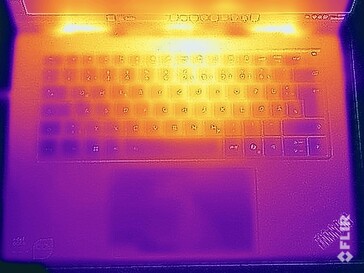 Test naprężeń w temperaturach powierzchniowych (góra)